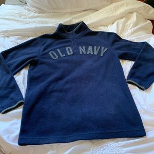 Old Navy Half Zip Up Navy Blue sweatshirt